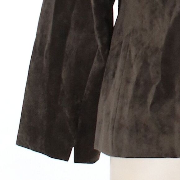 Western Elegance Suede-Like Blazer - Picture 5 of 5
